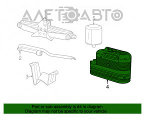 Compresorul de umflare a roților Fiat 500X 16-