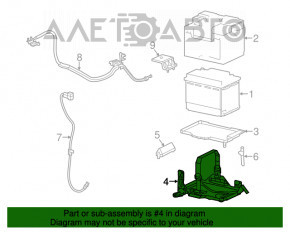 Suport baterie Fiat 500L 14-