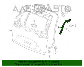 Петля двери багажника правая Honda CRV 17-22