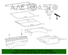 Cheie cheie cu balon pentru Jeep Cherokee KL 14-