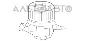 Motorul ventilatorului de încălzire Fiat 500L 14-