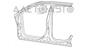 Bara centrală stânga a caroseriei Jeep Grand Cherokee WK2 11-21