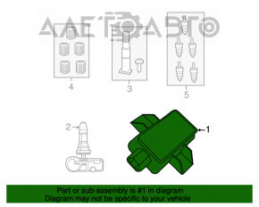 Tire Pressure Monitor-Module Dodge Charger 15-20 рест