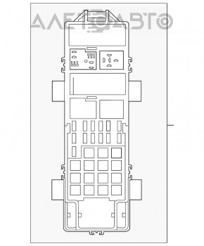 Блок предохранителей подкапотный Dodge Grand Caravan 11-20