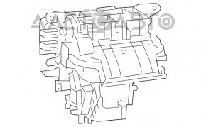 Корпус печки голый Chrysler 200 15-17