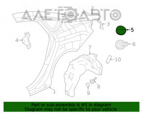 Capacul rezervorului de combustibil Chrysler 200 15-17