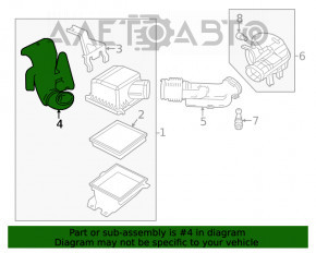 Воздухоприемник Dodge Journey 11- 3.6 новый OEM оригинал