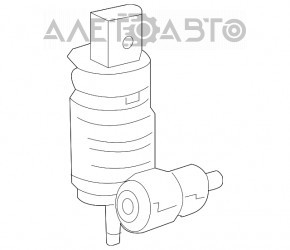 Motorul spălătorului de parbriz Jeep Cherokee KL 14-18