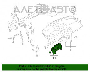 Panoul de instrumente Nissan Murano z51 09-14