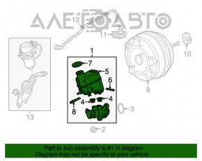 Rezervor GTZ Chrysler 200 15-17 3.6