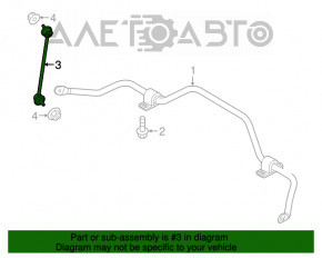 Bara stabilizatoare spate dreapta Fiat 500X 16-18 FWD