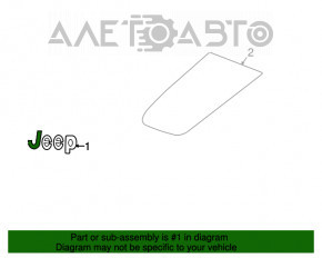 Emblema capotei Jeep Renegade 15-