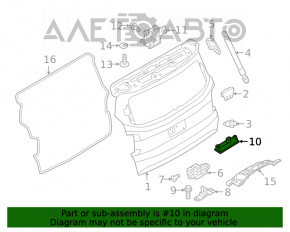 Butonul de deschidere a portbagajului Jeep Renegade 15-