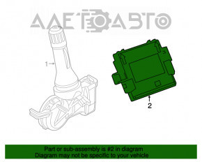 Tire Pressure Monitoring Module Jeep Renegade 15-