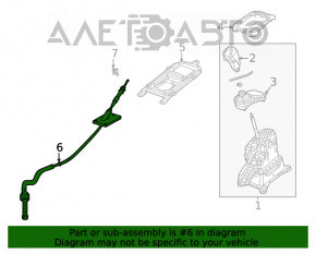 Трос КПП Jeep Renegade 15-