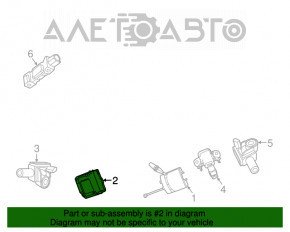 Modulul airbag SRS computer pentru pernele de siguranță Jeep Grand Cherokee WK2 16