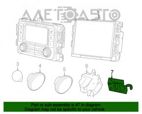 Amplificatorul Jeep Compass 17-