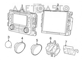 Amplificatorul Jeep Compass 17-