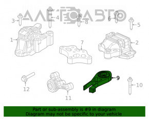 Pernele motorului spate Jeep Compass 17- cutie de viteze automata/manuala 6 trepte