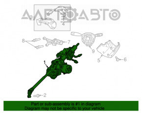 Рулевая колонка ЭУР Jeep Compass 17-21