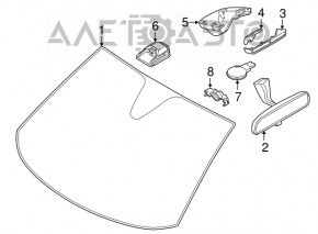 Parbriz Fiat 500X 16-18 cu încălzire, fără cameră