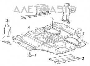 Deflectorul radiatorului dreapta pentru Dodge Dart 13-16 2.0 2.4 tip 2