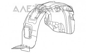 Aripa fata stanga Fiat 500L 14- Trekking