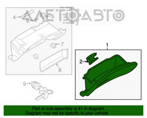 Cutie de mănuși, torpedou Infiniti Q50 14-