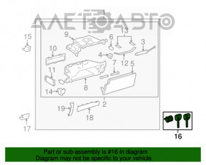 Cheie Lexus ES350 07-12 fără clemă