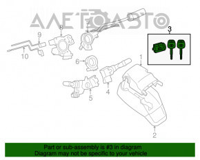 Ключ Toyota Sienna 11-20