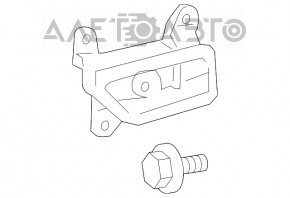 Ручка двери внутренняя задняя правая Lexus GS300 GS350 GS430 GS450h 06-11 черная