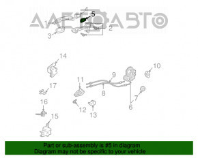 Capac maner usa spate stanga Lexus RX300 RX330 RX350 RX400H 04-09