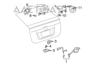 Blocare portbagaj Toyota Prius 2004-2009