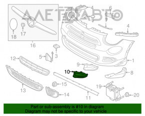 Cadru dreapta PTF Fiat 500X 16-18 Dorest nou original