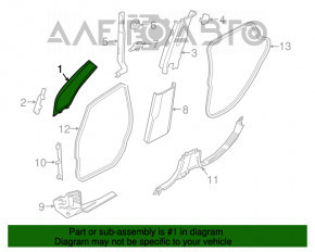 Capacul amortizorului din față dreapta Jeep Renegade 15- gri