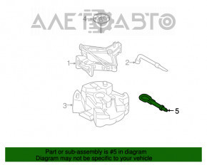 Cârlig de remorcare Lincoln MKZ 13-16 nou non-original FEBEST