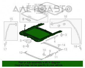 Mecanismul de deschidere a portbagajului pentru Honda HR-V 16-22