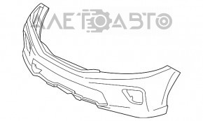 Bara fata goala Honda Accord 13-15 pre-restilizare