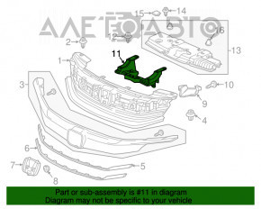 Suport grilaj radiator Honda Accord 16-17