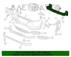 Amplificatorul de bara fata pentru Honda HR-V 16-22