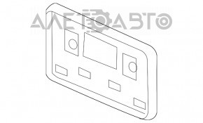 Площадка под номер Honda Civic X FC 16-18 новый OEM оригинал