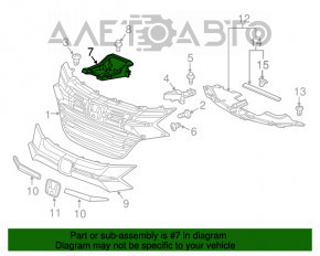 Suport grilaj radiator central Honda HR-V 16-18