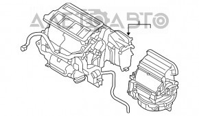 Печка в сборе Subaru Outback 15-19