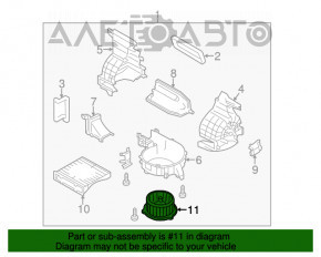 Мотор вентилятор печки Subaru Forester 14-18 SJ