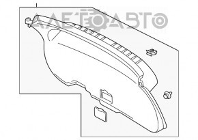 Capacul portbagajului inferior al usii Mitsubishi Eclipse Cross 18-