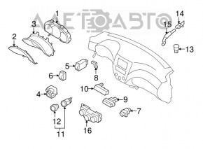 Controlul climatizării pentru Subaru Forester 08-13 SH