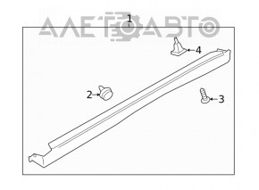 Pragul drept Mitsubishi Eclipse Cross 18-