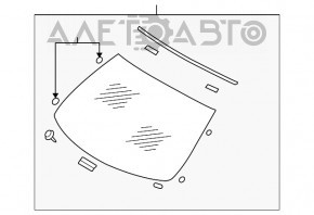 Geam parbriz Infiniti G25 G35 G37 4d 06-14