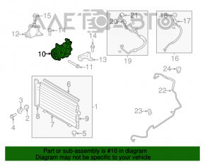 Радиатор кондиционера конденсер Subaru Forester 08-13 SH мятый