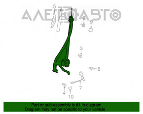 Centura de siguranță pentru pasageri Lexus RX300 98-03, bej